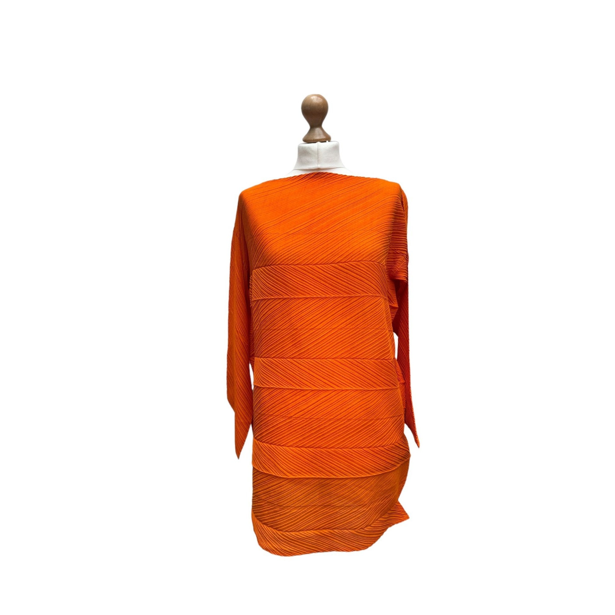 Issey Miyake Orange Pleats Please Top Size M - Etsy Issey Miyake Orange Pleats Please Top Size M - Etsy