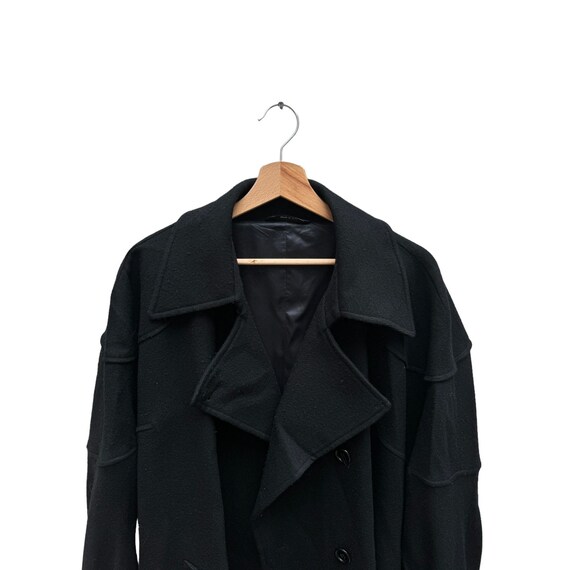 Maison Martin Margiela FW 2009 Black Double Breasted Wool Coat