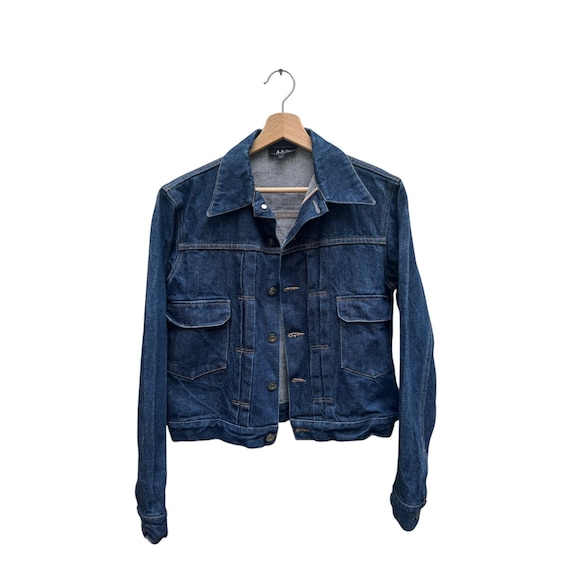 APCデニムジャケット レディース Mサイズ コットン ☆女性にも【A.P.C.】デニムジャケット (A.P.C./デニム
