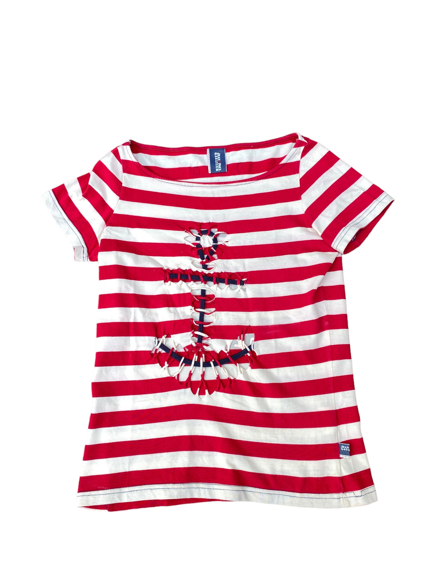 Jean paul Gaultier レディース　リンガーTシャツ Jean Paul Gaultier - Jean Paul Gaultier | The White Jean