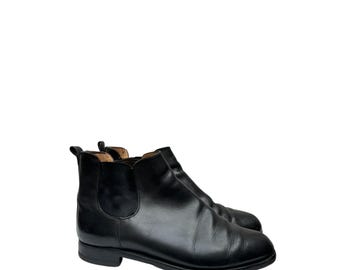 JM Weston Svarta läder chelsea boots storlek 36 US 6