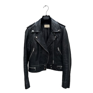 Hedi Slimane Leather Jacket - Etsy