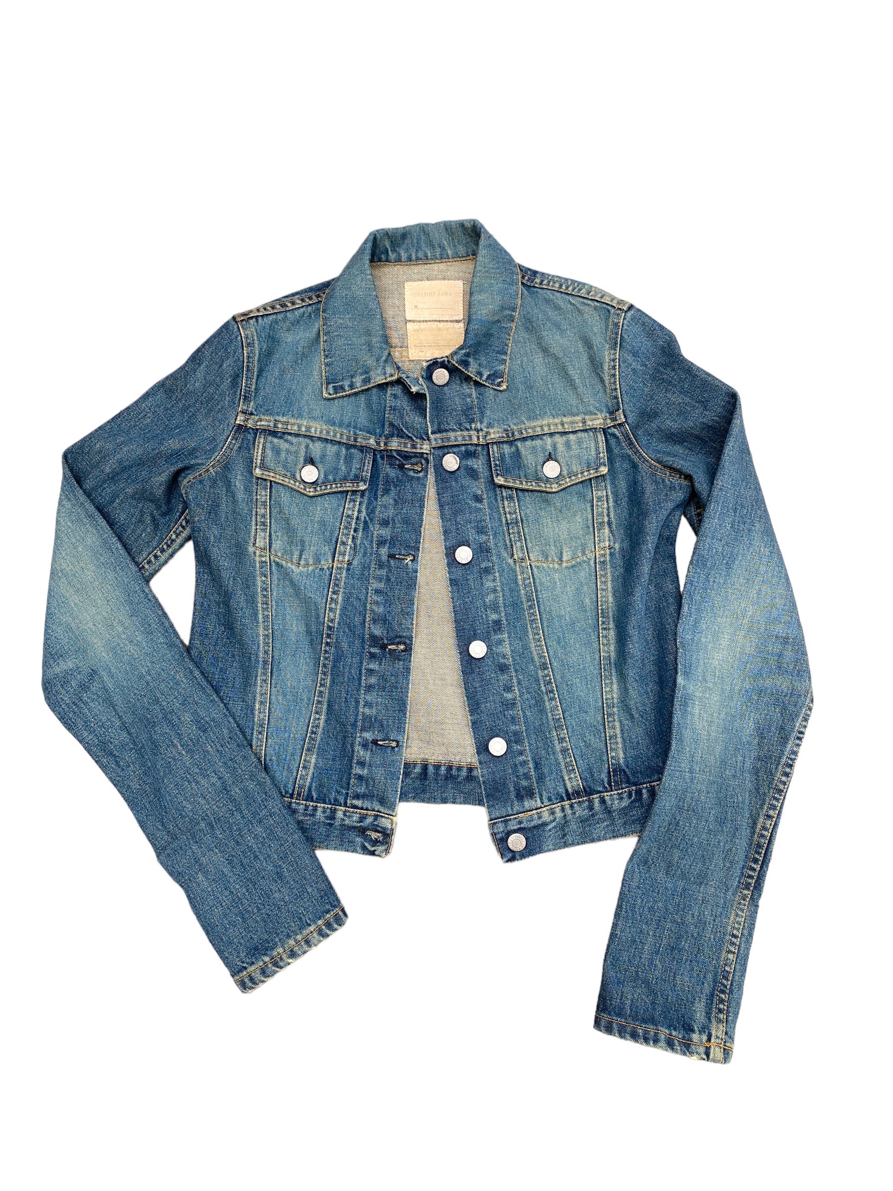 Helmut Lang Vintage Dark Denim Jacket Size M - Etsy Helmut Lang Vintage Dark Denim Jacket Size M - Etsy