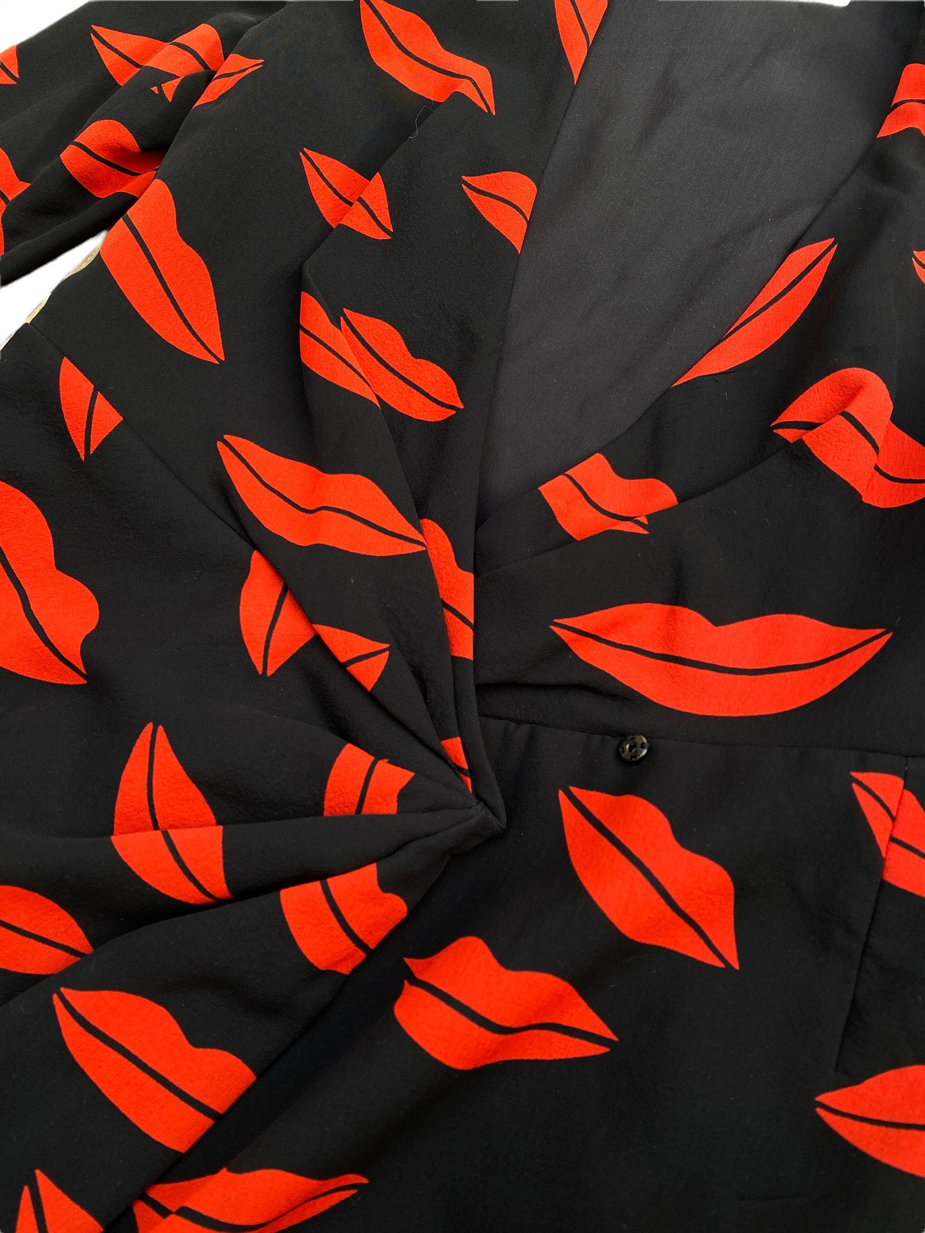 Saint laurent top lips dress