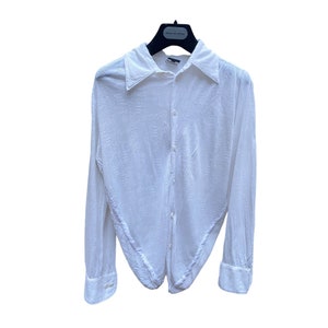 Jean Paul Gaultier Vintage White Shirt Size IT 42 fits XS to S