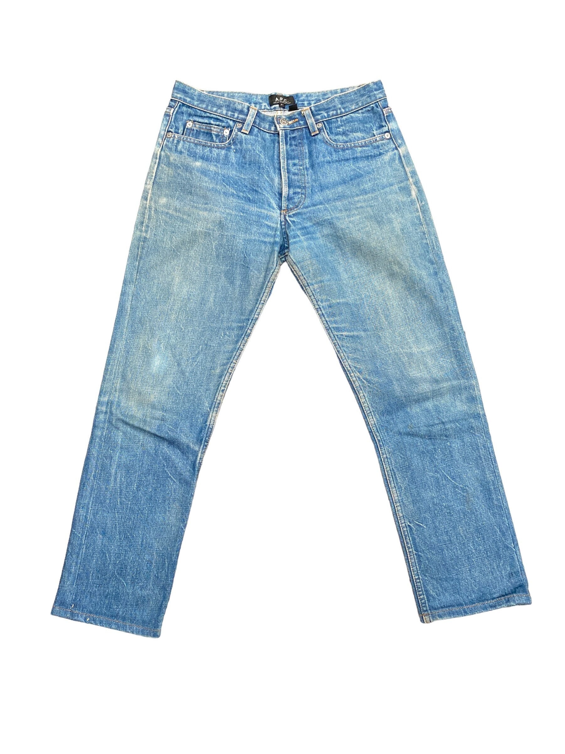 A.P.C ヴィンテージ A.P.C. VINTAGE BLUE STRAIGHT JEANS 29 - メルカリ