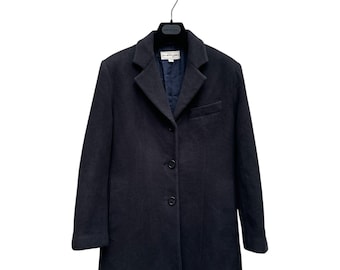 Helmut Lang 2003 Rare Original Archival Vintage Black Cutout Coat