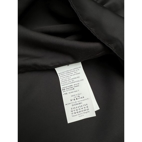 Maison Margiela FW 2014 Black Square Cupro Shirt … - image 5