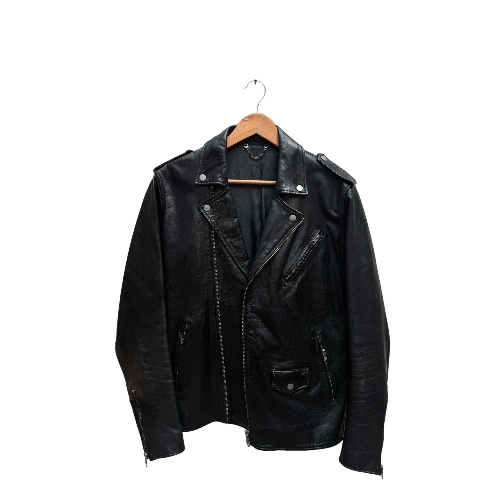 Hedi Slimane Leather Jacket - Etsy
