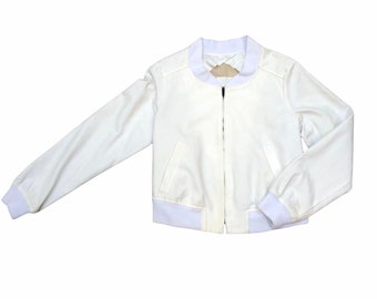 Martin Margiela Archive 2004 White Bomber Jacket
