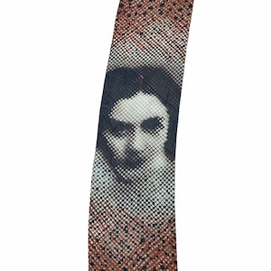 90s Jean Paul Gaultier Vintage Silk Face Scarf Multi Color Cyber Degas Dancers