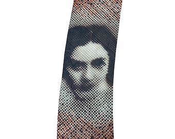 90s Jean Paul Gaultier Vintage Silk Face Scarf Multi Color Cyber Degas Dancers