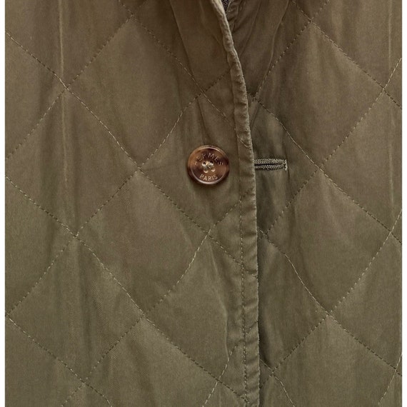 Hermes Khaki Quilted Jacket Detachable Wool Lining Size L - Etsy