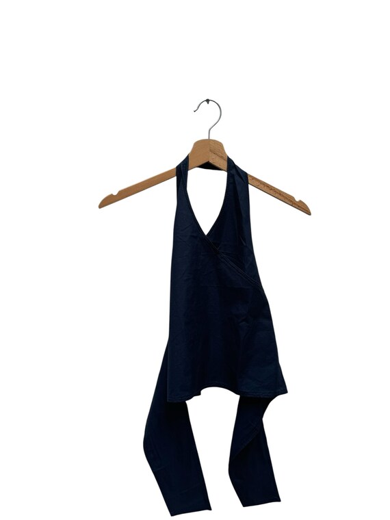 Miu Miu Navy Cotton Open back top size IT 40 fits… - image 6