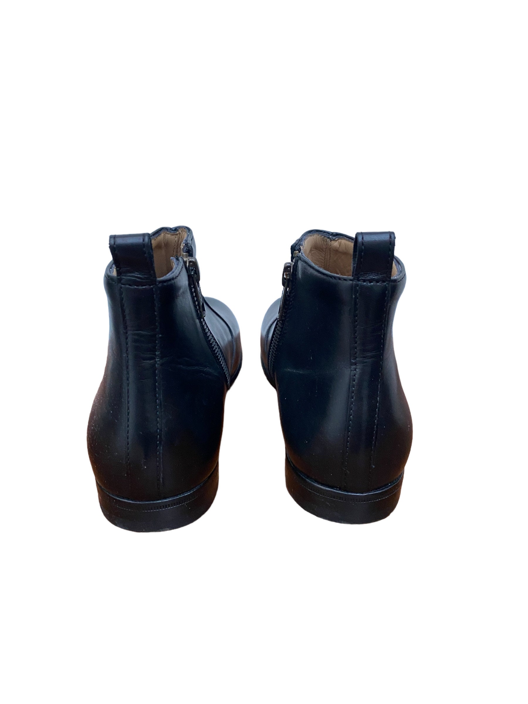 A.P.C ブラック レザー ブーツ - Etsy 日本