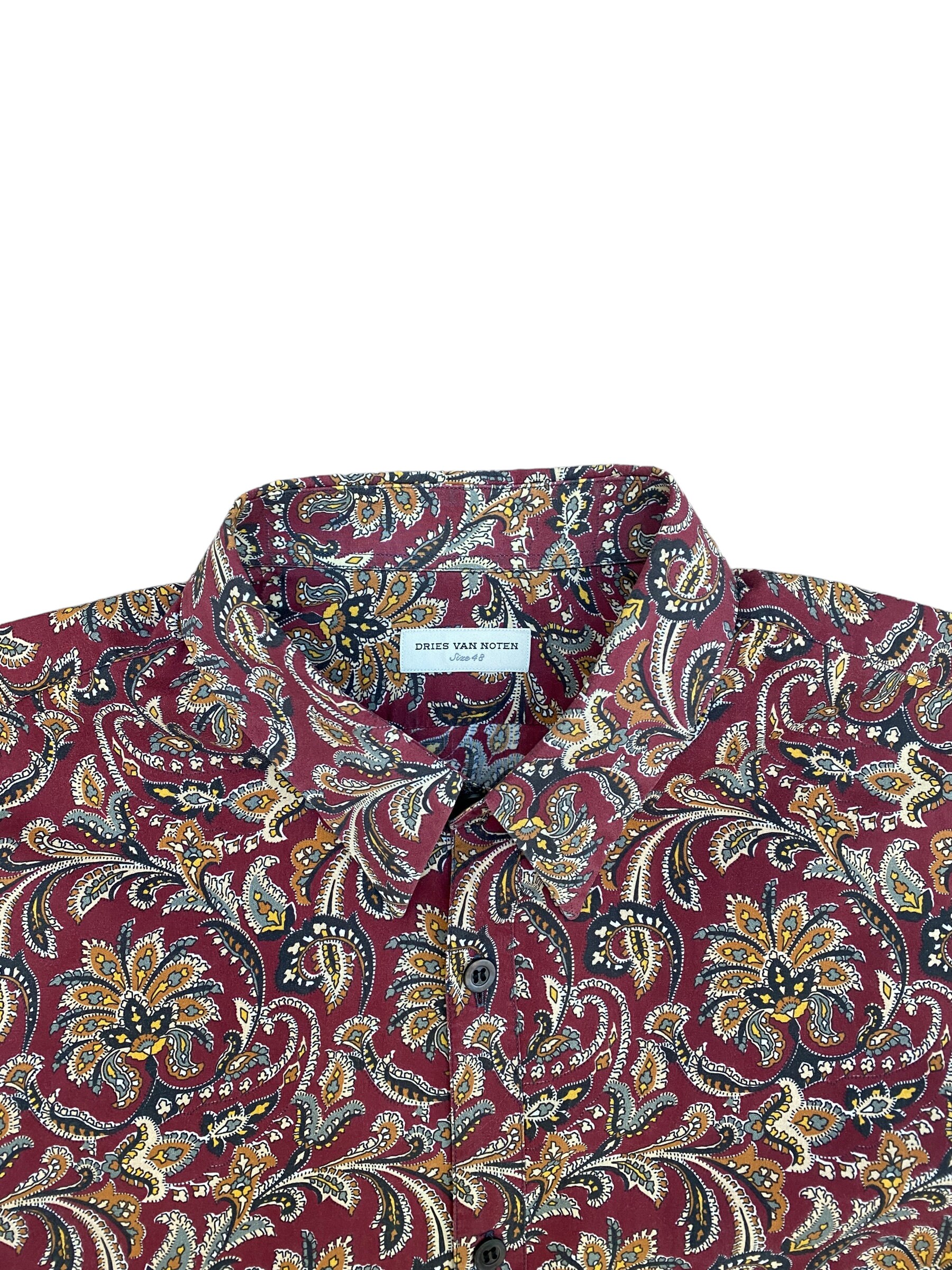 Dries Van Noten Rare Runway Paisley Shirt - Etsy