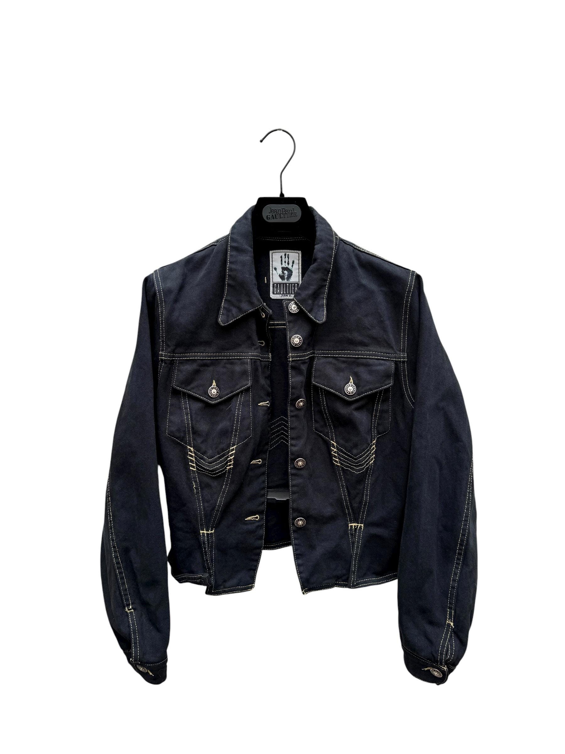 Jean Paul Gaultier Vintage Black Cotton Jacket Size IT 42 S - Etsy