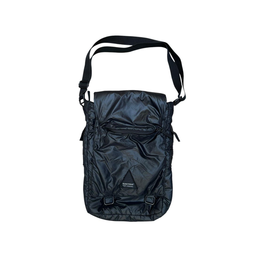 Raf Simons X Eastpak Black Nylon Flap Bag - Etsy