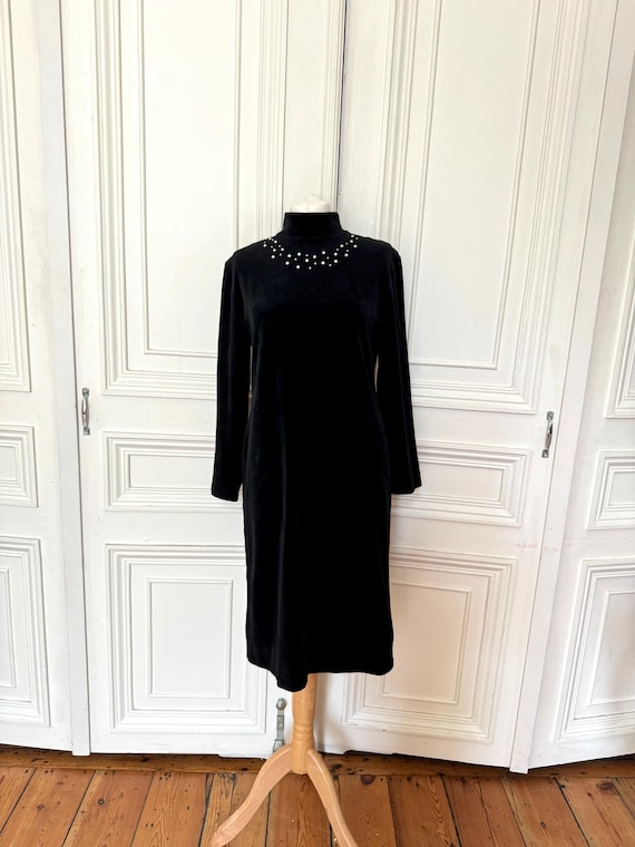 vintage yves saint laurent dress YSL White Linen Spring 1993 Runway, Black Straps Yves Saint Laurent Vintage Silk