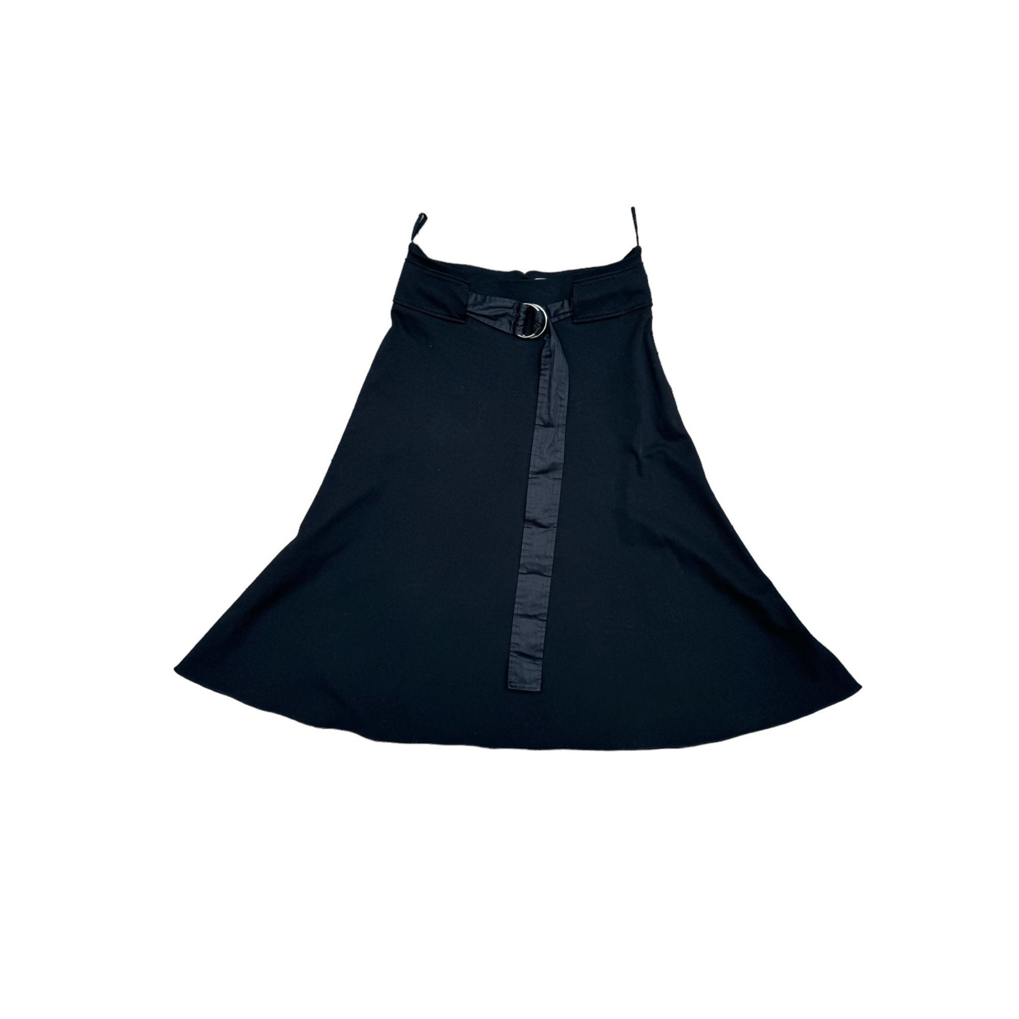 Celine by Phoebe Philo ブラック ベルト付きスカート サイズ 40 米国 