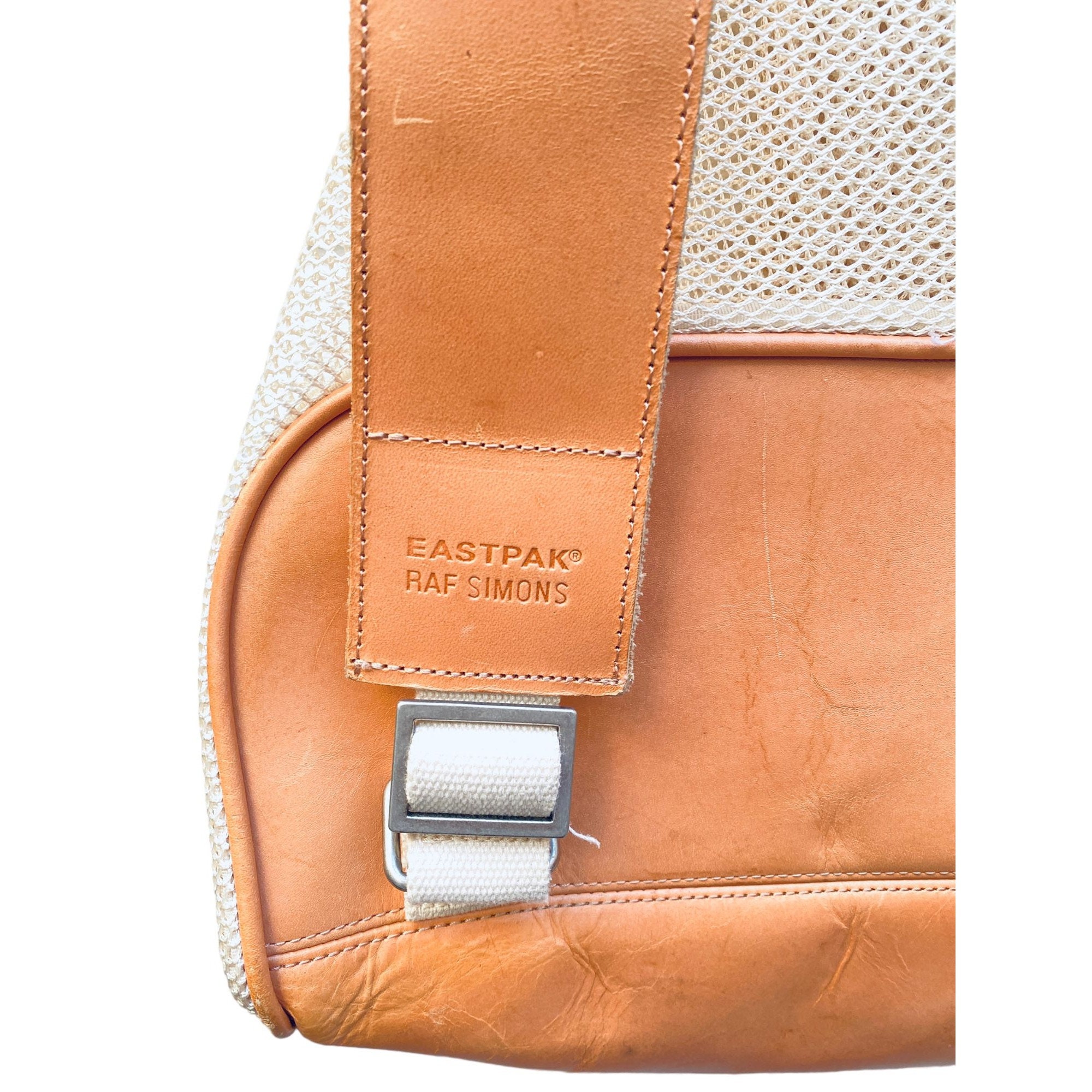 Raf Simons X Eastpak Mesh Beige Backpack Big Size - Etsy