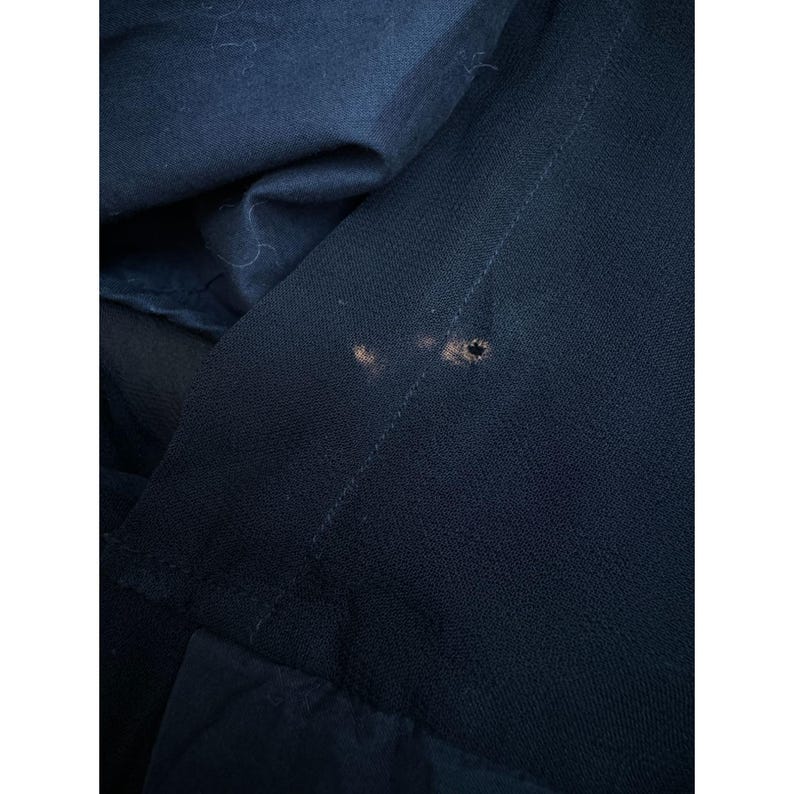 Blusa Comme des Garçons de viscose transparente preta tamanho M imagem 7