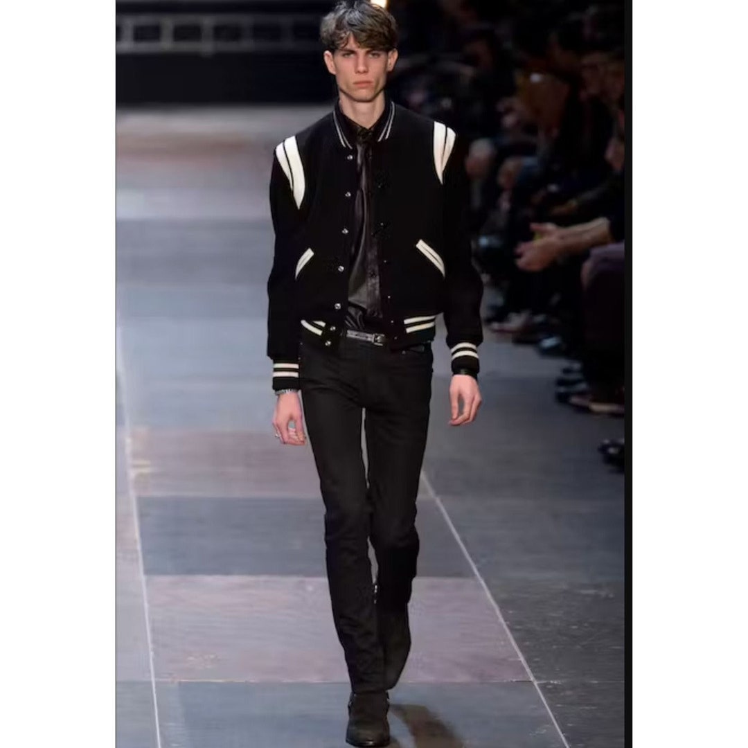 Saint Laurent Paris RARE OG FW 2013 Bomber Jacket by Hedi Saint Laurent Paris RARE OG FW 2013 Bomber Jacket by Hedi