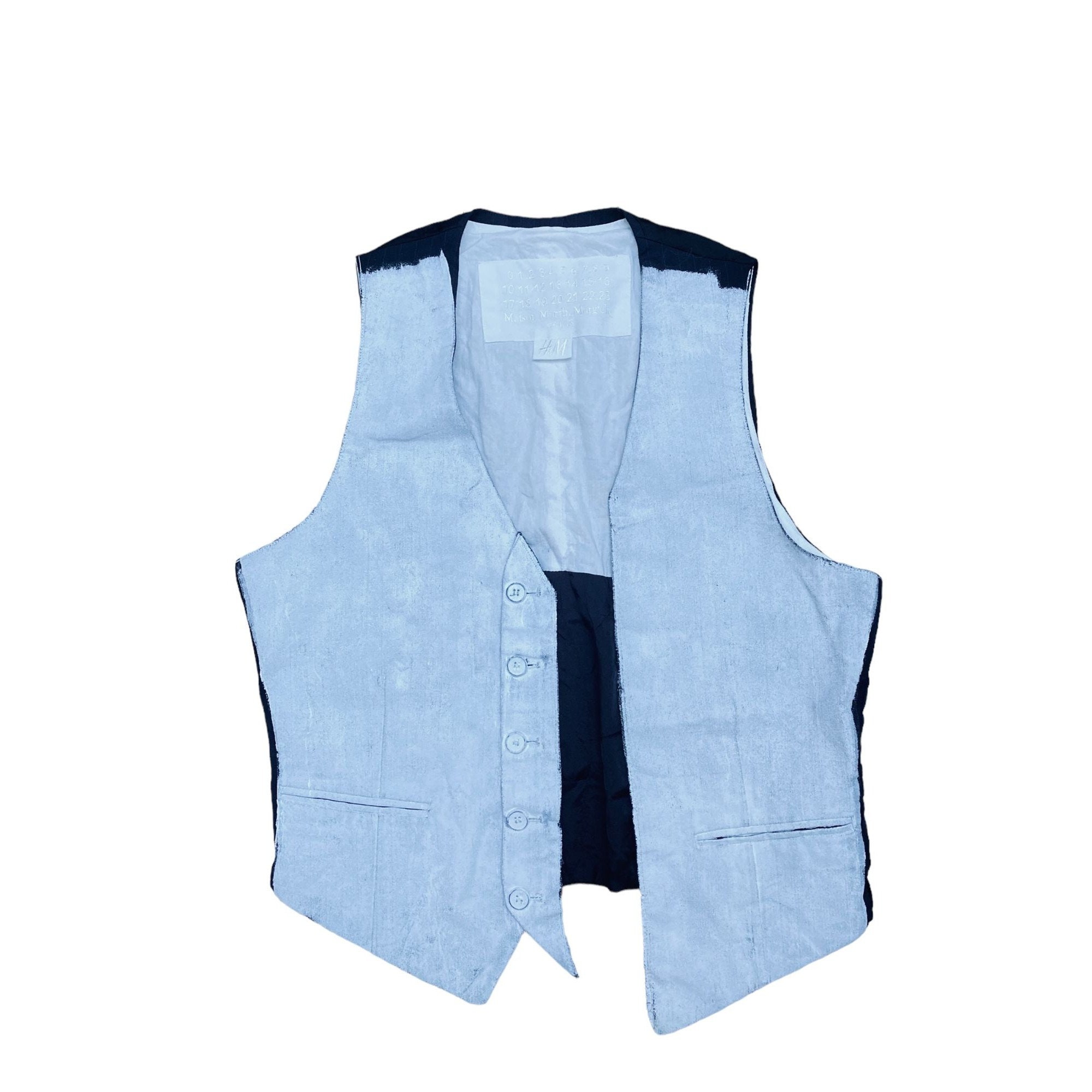 MARGIELA GREY BASTING VEST 1997