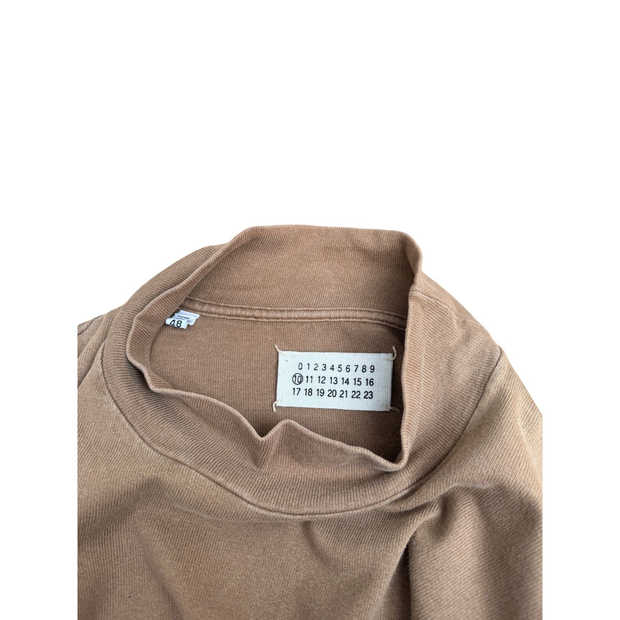 Martin Margiela FW 2004 Beige Cotton Mockneck Size M - Etsy Martin Margiela FW 2004 Beige Cotton Mockneck Size M - Etsy