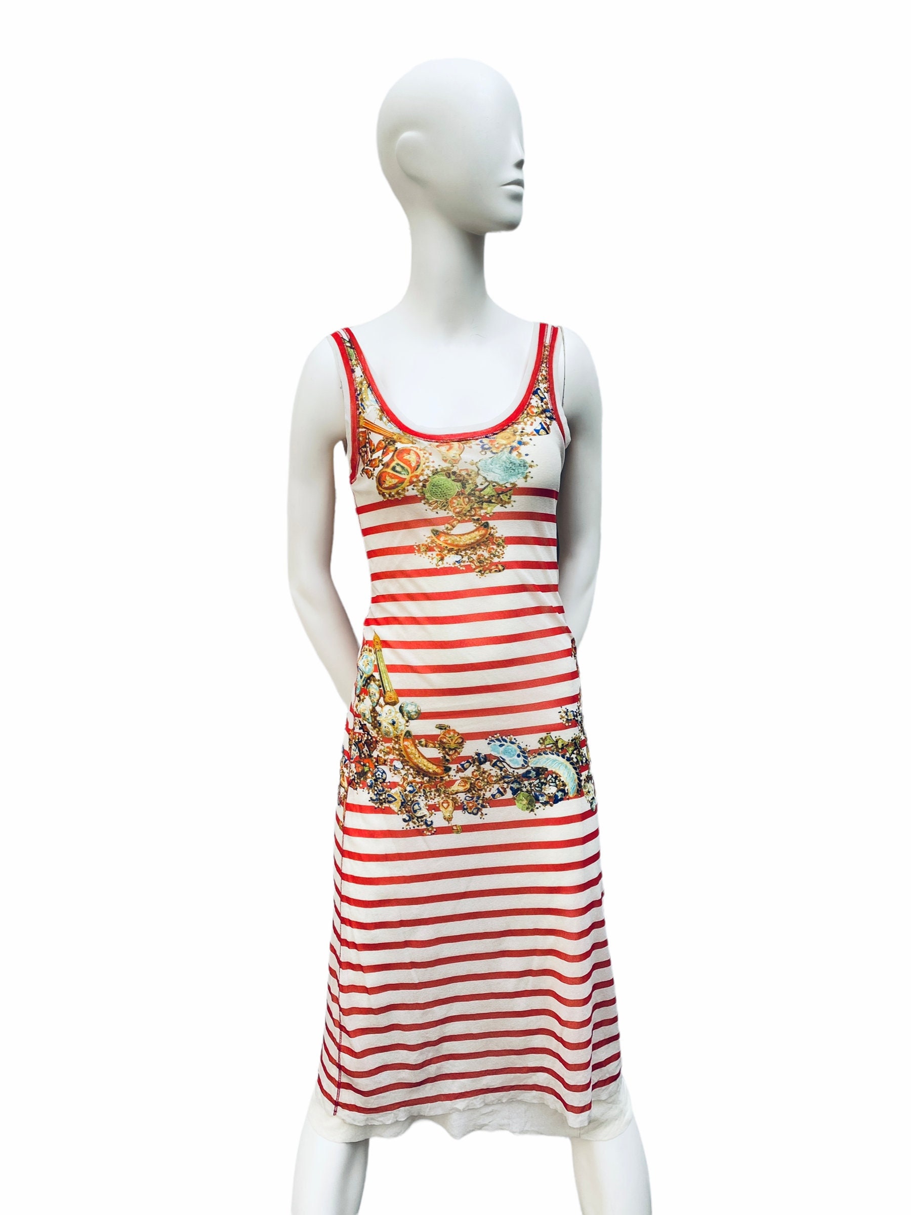 【レア品】JEAN PAUL GAULTIERストライプ パーティードレス レア品】JEAN PAUL GAULTIERストライプ パーティードレス レア品