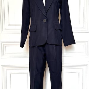 Ysl Pinstriped Pants - Etsy