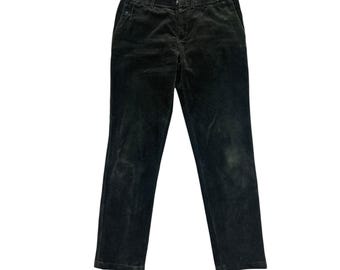 Yohji Yamamoto bruine corduroy broek maat 3, past op US 32