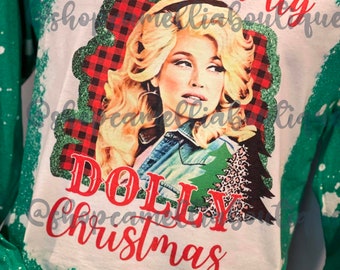 holly dolly christmas shirt