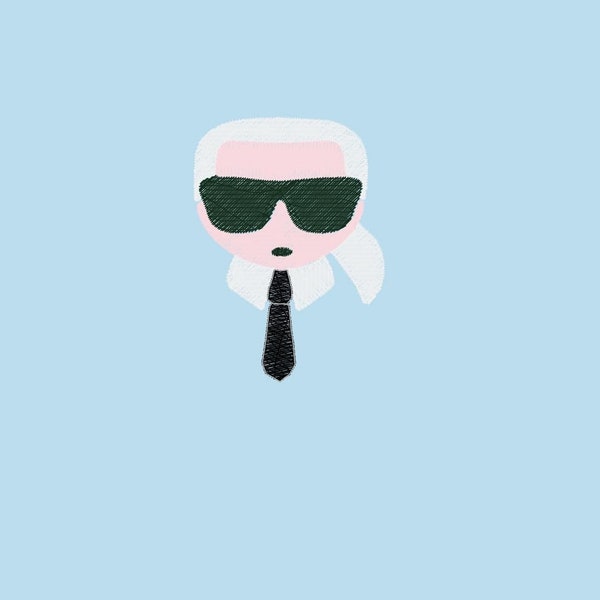 Karl Lagerfeld embroidery file