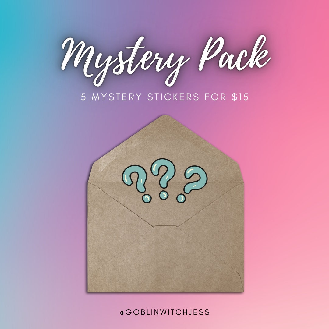 Mystery Sticker Pack | Sticker Bundle | Random Pick Surprise Gift - Etsy