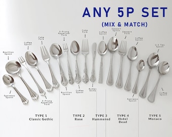 Mix & Match Beliebiges 5er Besteck Set zum Sonderpreis