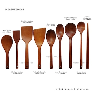 mytablesecret Premium Korean Wooden Utensils, 100% Natural Lacquered, Name Engraving Available