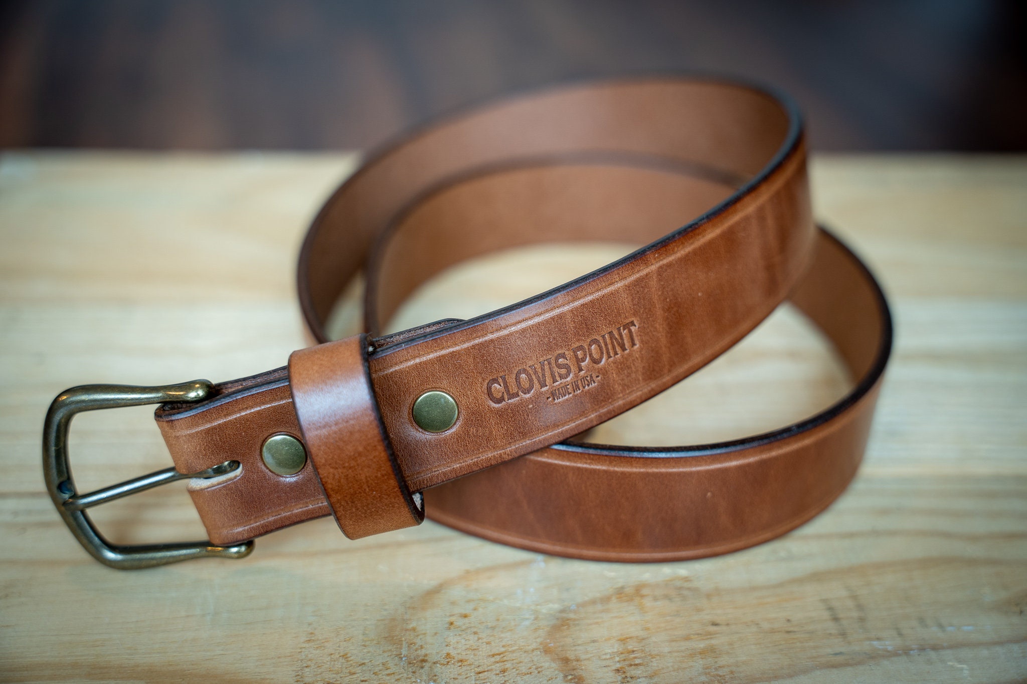 Handmade Full Grain Leather Belt Etsy