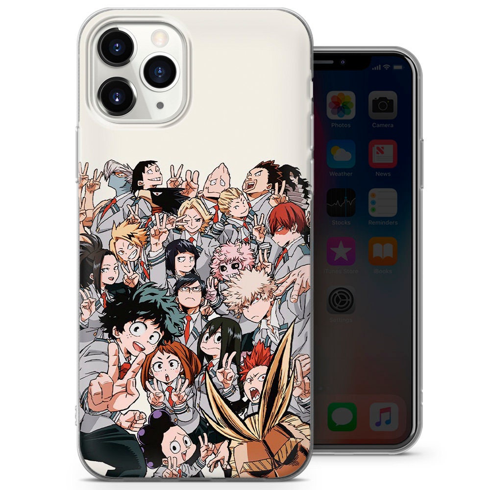 My Hero Academia Phone Case Anime Case Boku No Hero Cover Voor Etsy Nederland