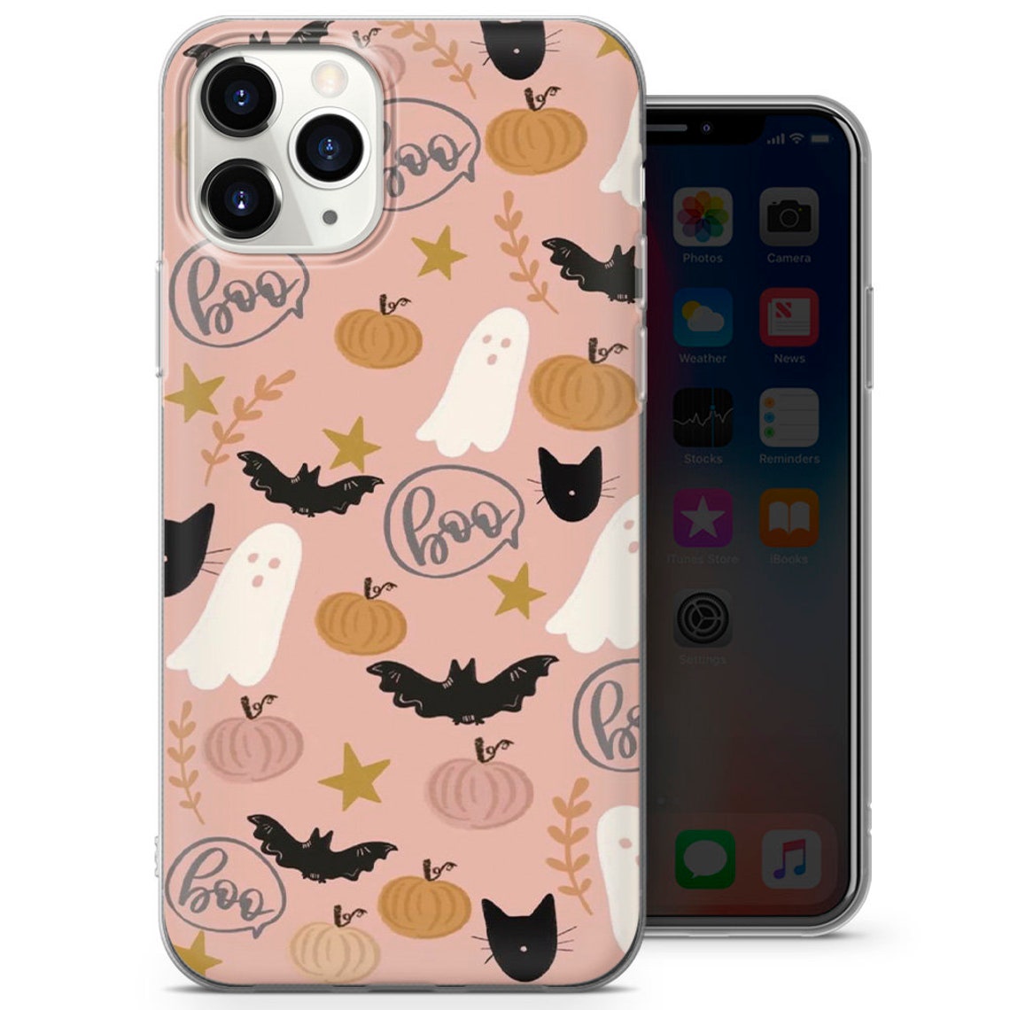 Halloween Cute Phone Case Autumn Fall Cover Fit Iphone 13 Etsy