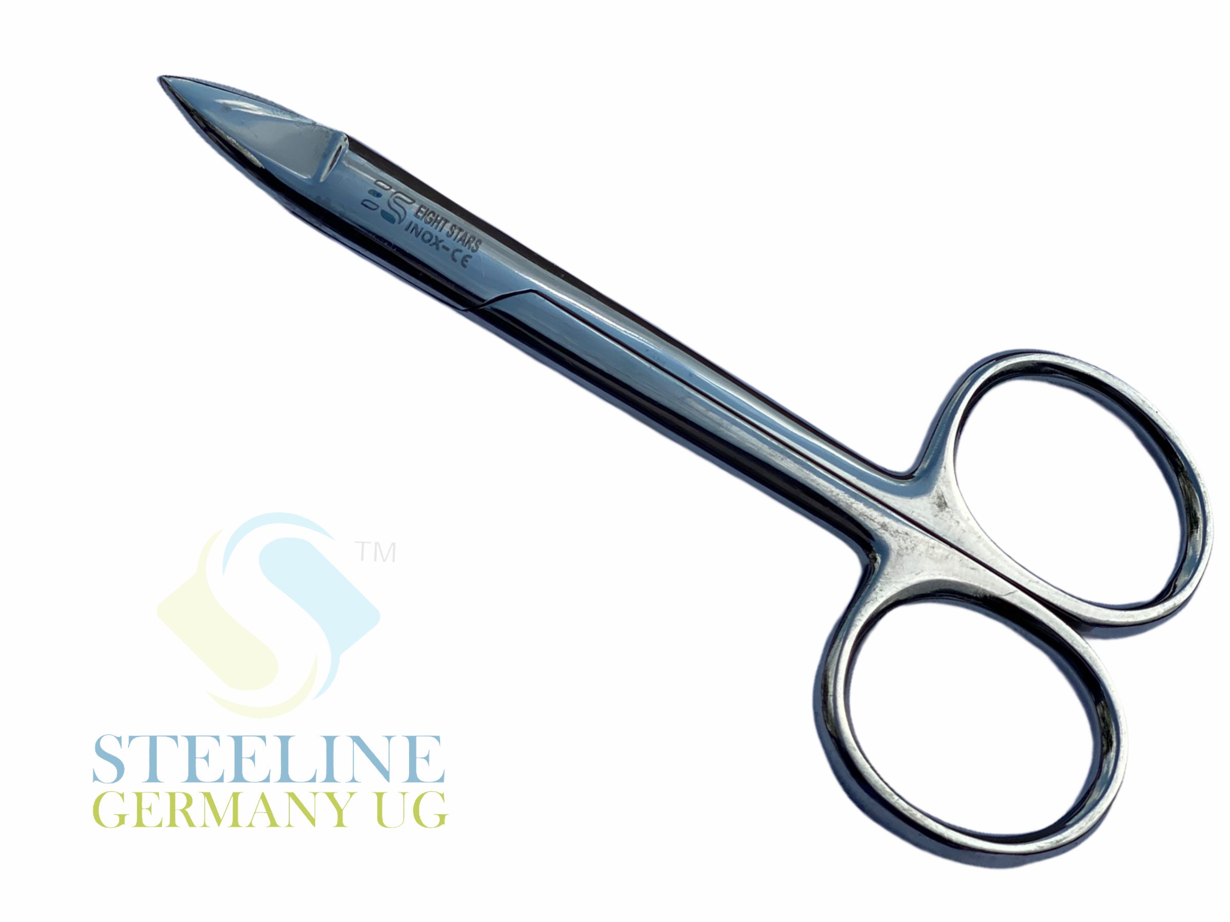 Crown Scissors 4.5 Straight Wire Cutting Dental Etsy