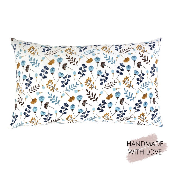 Housse de coussin botanique 30 x 50 cm