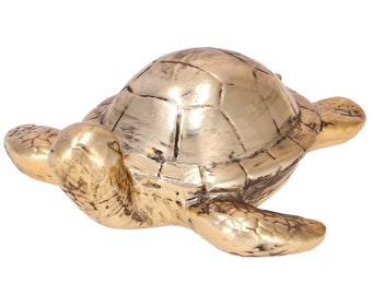 Keramik Schildkröte gold