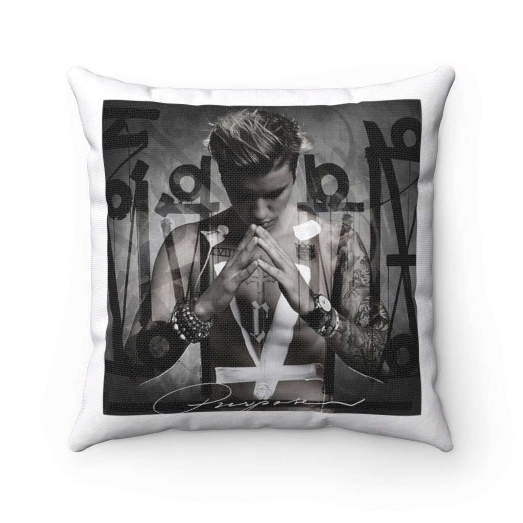 JUSTIN BIEBER Justin Bieber Pillow Etsy