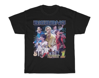 T-shirt BigBang Occasion – Noir, Taille L, Manches Courtes, Parfait Quotidien !