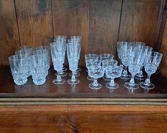 glazenset / glazenservies Cristal d&#39;Arques serie Pompadour