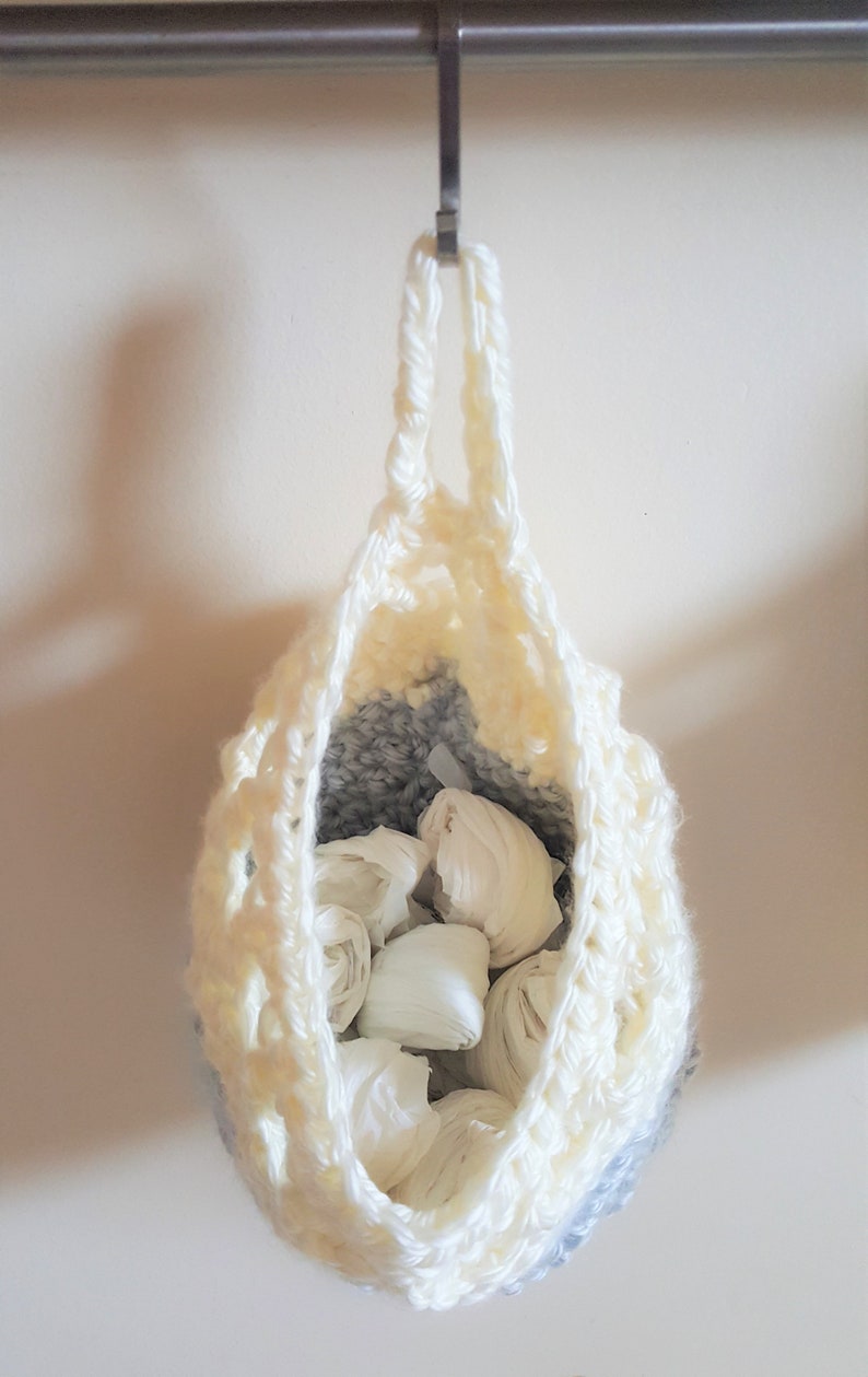 Crochet Pattern Only. Stunning Wall Hanging Storage Basket - Etsy