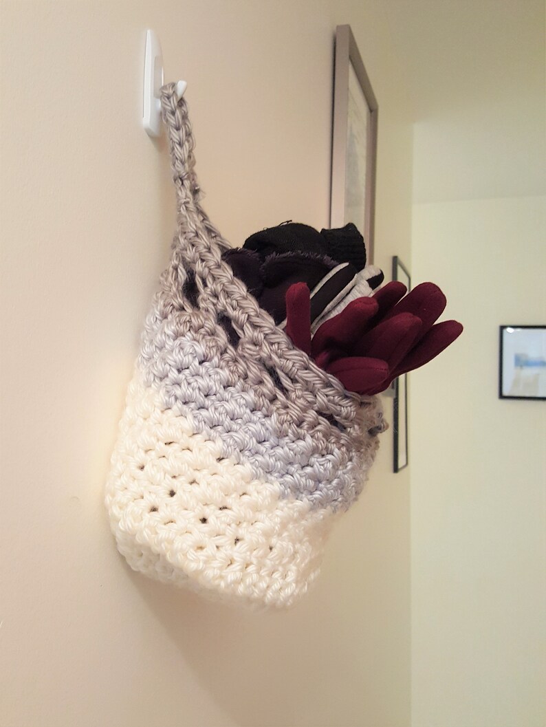 Crochet Pattern Only. Stunning Wall Hanging Storage Basket - Etsy