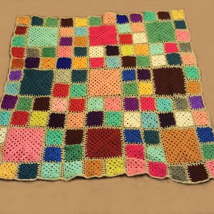 I&#39;m a Square Crochet Pattern Only. This pattern is to create a Granny Square Throw Blanket