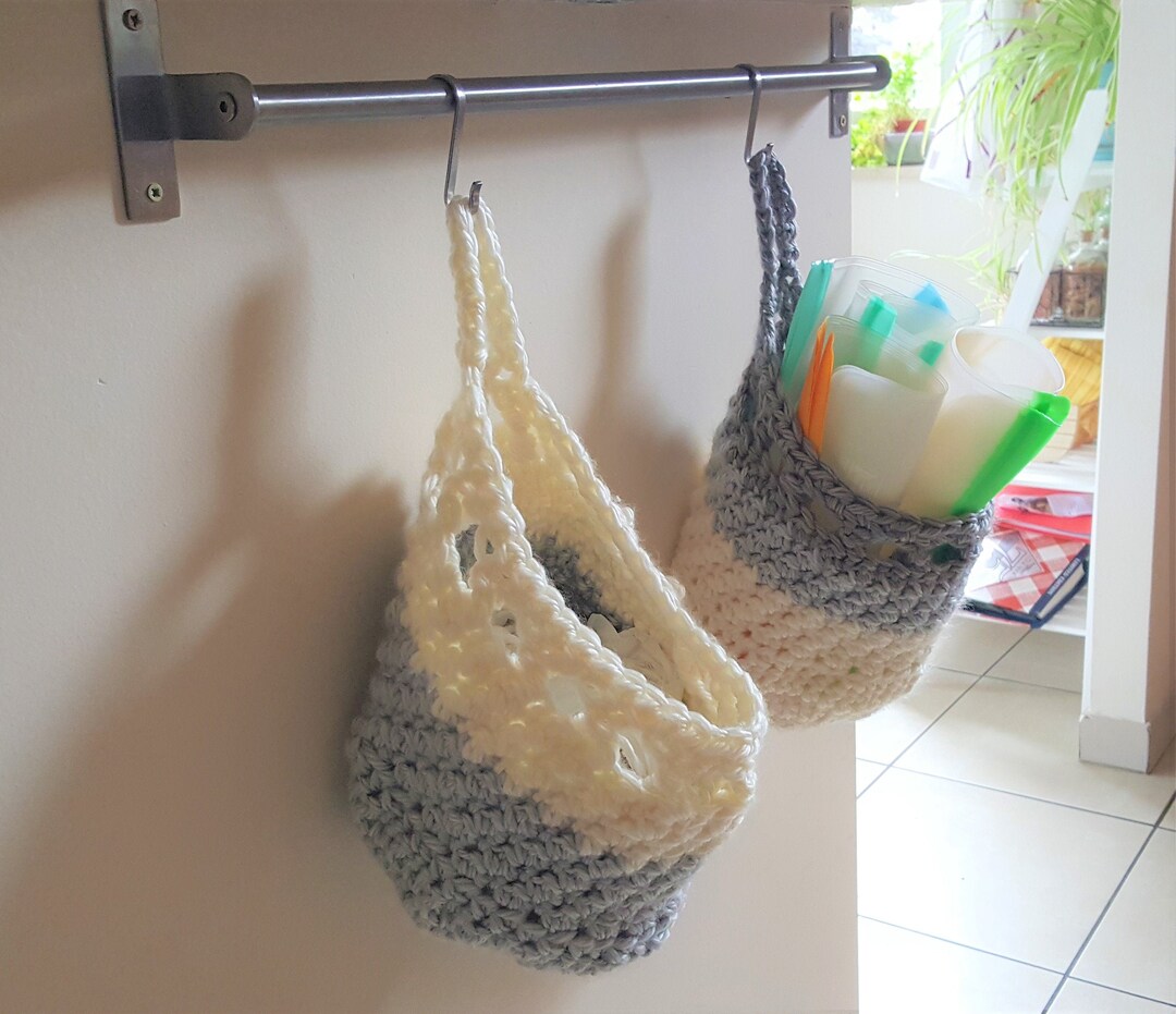 Crochet Pattern Only. Stunning Wall Hanging Storage Basket - Etsy